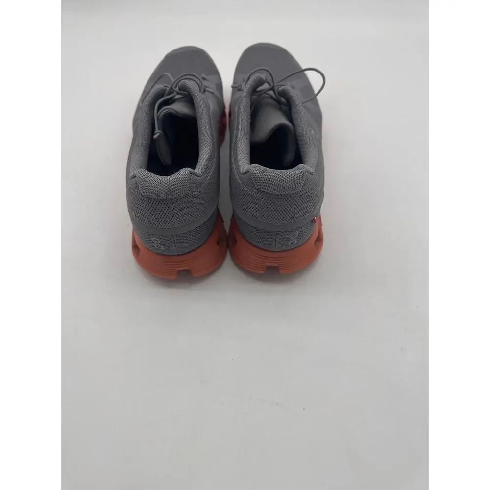 Mens On Cloud 5 Size 11 Sneakers Athletic Running Shoes Grey /Orange. - Picture 4 of 6